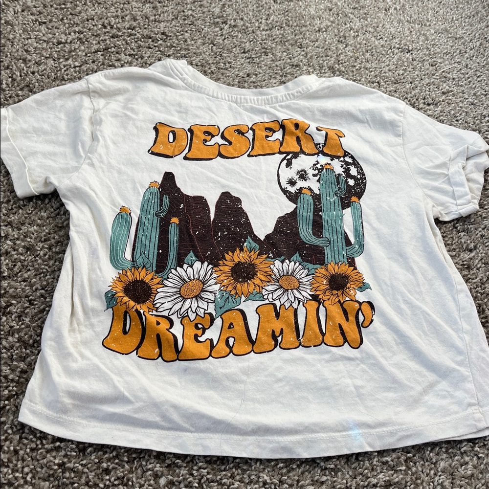 Desert Dreamin' Kids Short Sleeve Tee - White